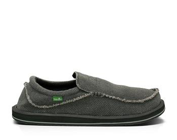 Sanuk Chiba Men's Shoes Black | Canada 272QMA